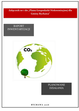 Planu Gospodarki Niskoemisyjnej Dla Gminy Bychawa