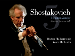 Boston Philharmonic Youth Orchestra Benjamin Zander