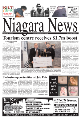 Tourism Centre Receives $1.7M Boost