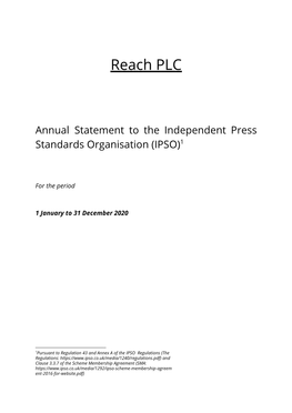 IPSO Annual Statement