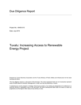 49450-015: Increasing Access to Renewable Energy Project