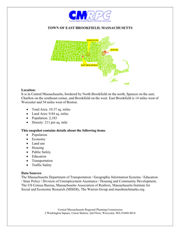 East Brookfield Snapshot