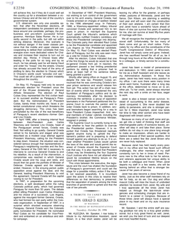 CONGRESSIONAL RECORD— Extensions of Remarks E2250 HON. GERALD D. KLECZKA