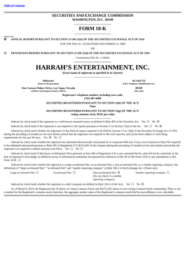 Harrah's Entertainment, Inc