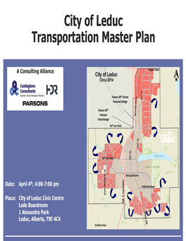 City of Leduc Transportation Master Plan