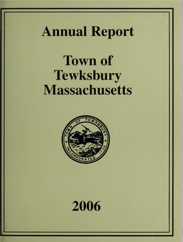 Town of Tewksbury Annual Report