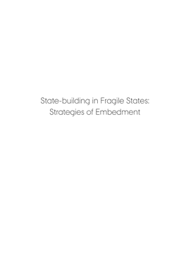 State-Building in Fragile States