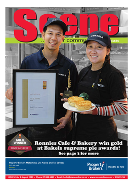 Ronnies Cafe & Bakery Win Gold at Bakels Supreme Pie Awards!