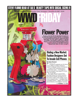 Flower Power Through a Partnership with the Andy Warhol Foundation for the Visual Arts, Fragrance Marketer Bond No