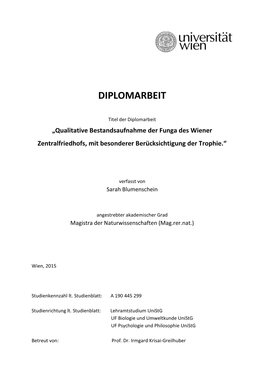 Diplomarbeit