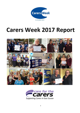 Carers Week 2017 Report