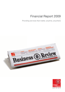 Financial Report 2009