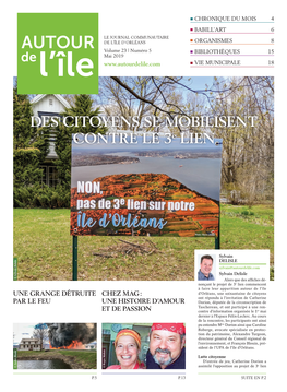 Mai 2019 Volume 23|Numéro5 DE L’ÎLE D’ORLÉANS LE JOURNALCOMMUNAUTAIRE