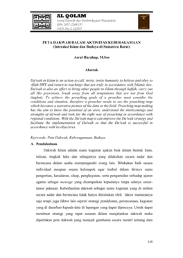 AL QOLAM Jurnal Dakwah Dan Pemberdayaan Masyarakat