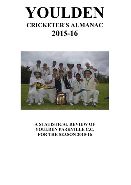 Youlden Cricketer's Almanac 2015-16