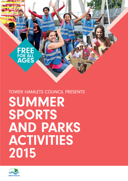 Summer Sports and Parks Activities 2015 Introduction