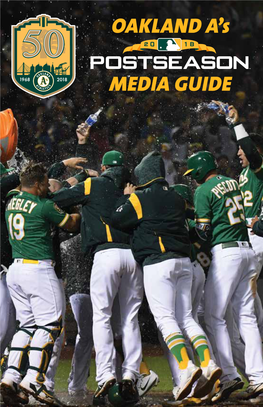 2018 Oakland A's Postseason Media Guide