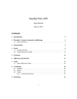 Narahji/Narahjịmaj Language (PDF)