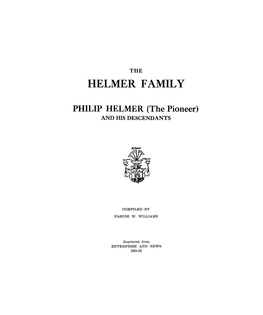Helmer Family