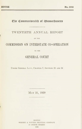 Commission on Interstate Co-Operation