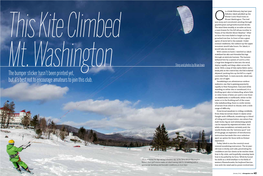 This Kite Climbed Mount Washington