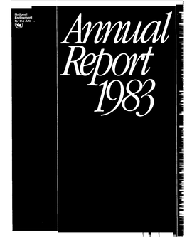 National Endowment for the Arts Annual Report 1983