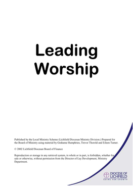 Leading Worship