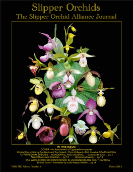 The Slipper Orchid Alliance Journal