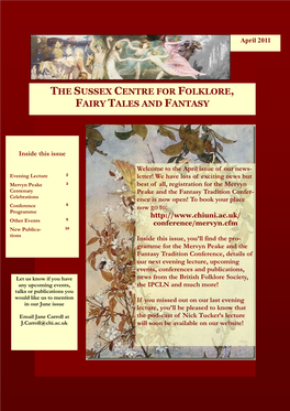 The Sussex Centre for Folklore, Fairy Tales and Fantasy