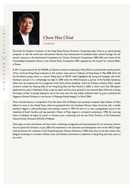 Chew Hee Chiat Conductor