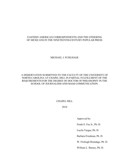 Eastern American Correspondents and the Othering of Mexicans in the Nineteenth-Century Popular Press