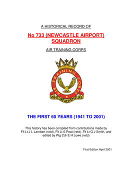 No 733 (NEWCASTLE AIRPORT) SQUADRON