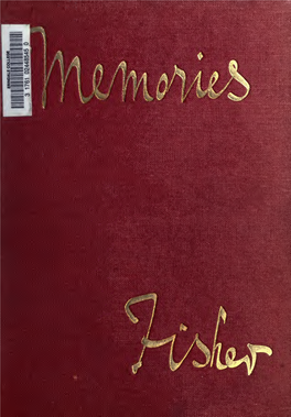 Memories, by Admiral of the Fleet, Lord Fisher