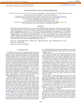 The Structure of the Β Leonis Debris Disk