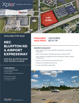 Nec Bluffton Rd & Airport Expressway