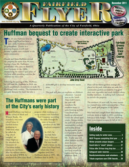 Huffman Bequest to Create Interactive Park