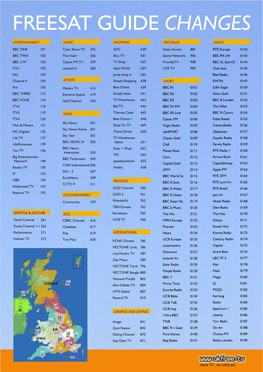 Freesat Guide Changes