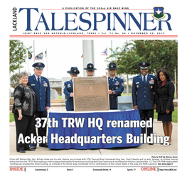 37Th TRW HQ Renamed Acker Headquarters Building