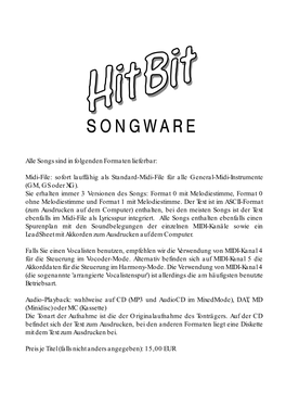 Hitbit Gesamtkatalog 01/2004