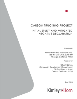 Carson Trucking Project