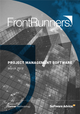 PROJECT MANAGEMENT SOFTWARE March 2018