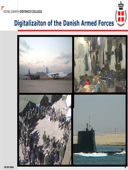 Digitalizaiton of the Danish Armed Forces