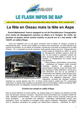 La Fête En Ossau Mais La Tête En Aspe