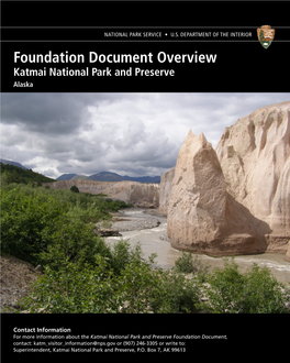 Foundation Document Overview, Katmai National Park and Preserve, Alaska