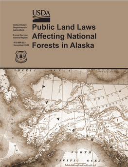 Public Land Laws Affecting National Forests in Alaska