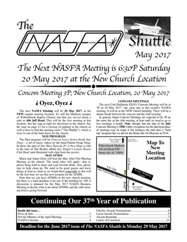 May 2017 NASFA Shuttle