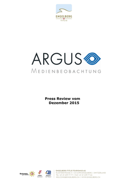 Press Review Vom Dezember 2015