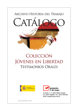 Colección Jóvenes En Libertad Testimonios Orales