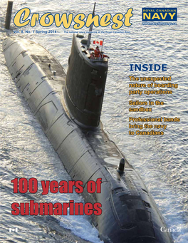 100 Years of Submarines a Century of Standing on Guard HMCS Victoria Beneath the Waves