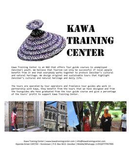 Brochure Kawa Tours